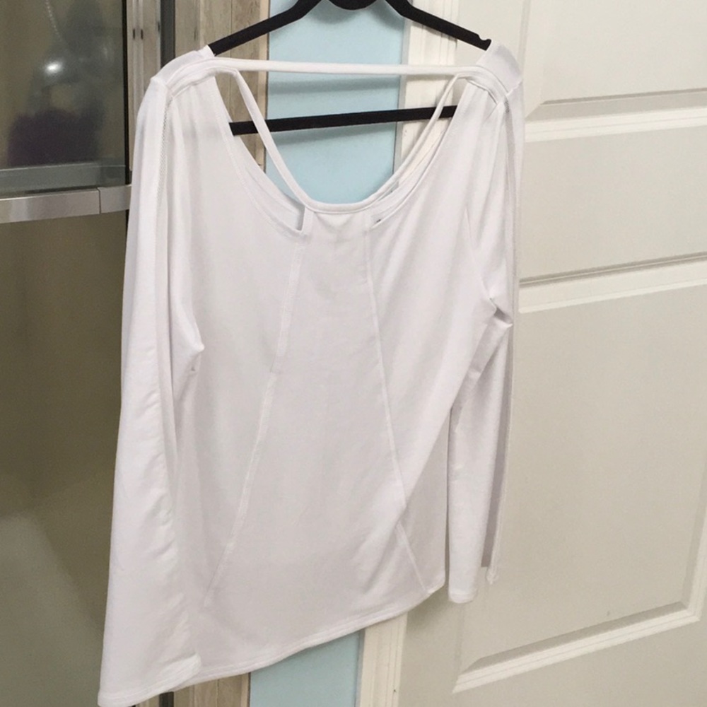 Nanette Lepore long sleeve mesh top